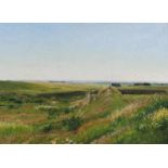 Vilhelm Kyhn (Kopenhagen 1819 - 1903) Dänische Sommerlandschaft Öl/Lw., 36 x 49 cm, r. u. monogr. u.