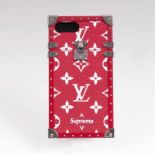 Louis Vuitton in Kooperation mit Supreme LV x Supreme Eye-Trunk für iPhone 7 und iPhone 7+ Rotes