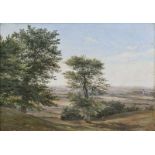 Vilhelm Kyhn (Kopenhagen 1819 - 1903) Schwedische Landschaft Öl/Lw., 25 x 35 cm, auf dem