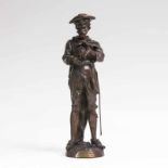 Ernest Justin Ferrand (Paris 1846 - Paris 1932) Bronze-Skulptur 'Spadassin' Paris, Anfang 20. Jh.