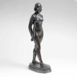 Carl Seffner (Leipzig 1861 - ebenda 1932) Bronze-Skulptur 'Eva' Anf. 20. Jh. Bronze mit dunkler