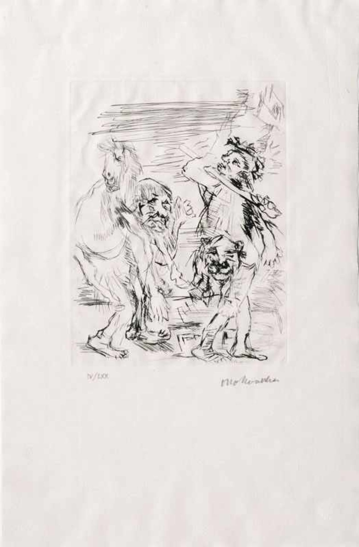 Oskar Kokoschka (Pöchlarn 1886 - Montreux 1980) Die Frösche des Aristophanes 1967/68, Zwölf - Bild 2 aus 5
