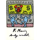 ANDY WARHOL & KEITH HARING - Andy Mouse II, Homage to Warhol