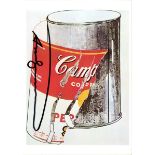 ANDY WARHOL - Big Torn Campbell's Soup Can