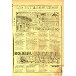 JOSE GUADALUPE POSADA - Los Fatales Sucesos en la Penitenciaria y Plaza de Toros