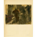 EDGAR DEGAS - Trois filles assises de dos