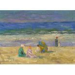 EDWARD HENRY POTTHAST [par/imputee] - Umbrella at the Shore