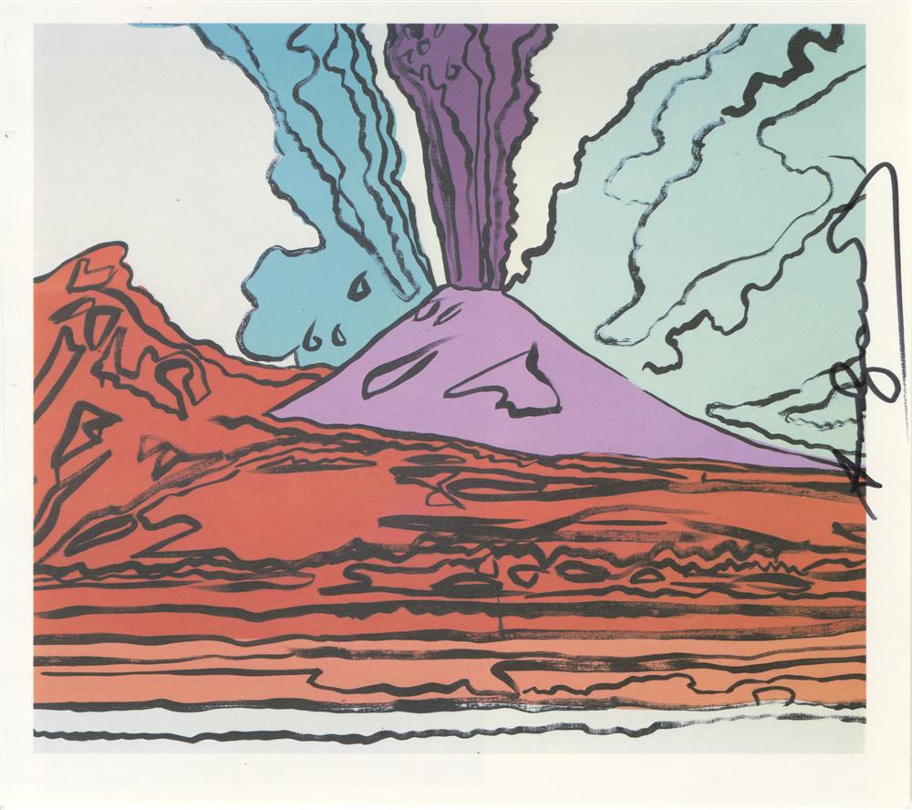 ANDY WARHOL - Vesuvius #10