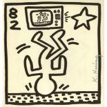 KEITH HARING - Upside Down Man