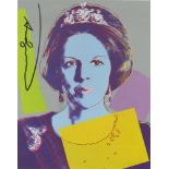ANDY WARHOL - Queen Beatrix (#3)