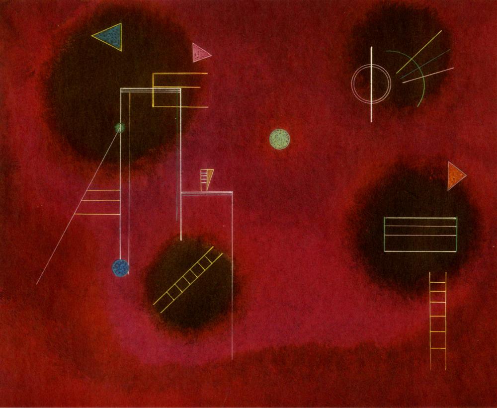 WASSILY KANDINSKY - Vier Flecken (Four Splashes)