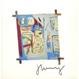 JEAN-MICHEL BASQUIAT - Three Quarters of Olympia Minus the Servant