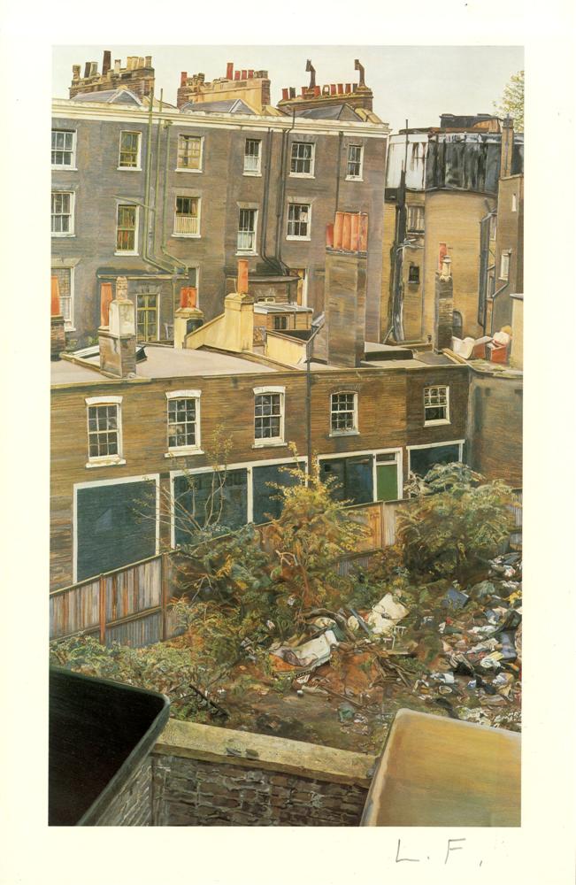 LUCIAN FREUD - Wasteground with Houses, Paddington