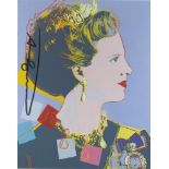 ANDY WARHOL - Queen Margrethe (#1)