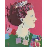 ANDY WARHOL - Queen Margrethe (#4)