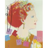 ANDY WARHOL - Queen Margrethe (#3)