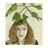 LUCIAN FREUD - Girl with Leaves