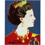 ANDY WARHOL - Queen Margrethe (#2)