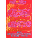 KEITH HARING & ANDY WARHOL - 20th Montreux Jazz Festival