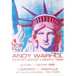 ANDY WARHOL - 10 Statues of Liberty