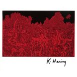 KEITH HARING - Black and Red