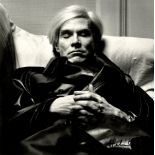 HELMUT NEWTON - Andy Warhol, Sleeping