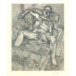 LUCIAN FREUD - Man Posing