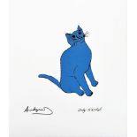 ANDY WARHOL [d'apres] - One Blue Pussy