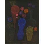 PAUL KLEE - Flowers in Vases ["Fleurs dans les Verres"]