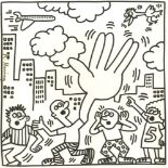 KEITH HARING - Five Clouds