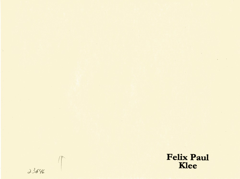 PAUL KLEE - A Little Room in Venice ["Ein Stubchen in Venedig"] - Bild 2 aus 2