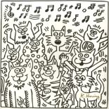 KEITH HARING - Ten Cats