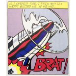 ROY LICHTENSTEIN - As I Opened Fire [later edition]