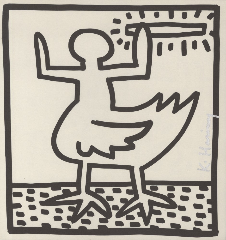 KEITH HARING - Bird Man