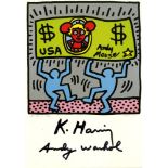 ANDY WARHOL & KEITH HARING - Andy Mouse II, Homage to Warhol