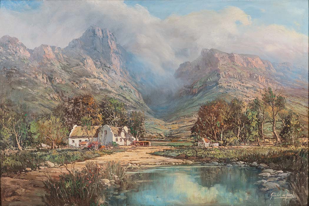 Gabriel Cornelis de Jongh (South African 1913-2004) FROM PAARL, CP