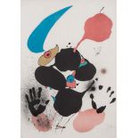 Joan Miró (Spanish 1893-1983) GODALLA signed and numbered 10/75 silkscreen Benhoura, M.,De Rougemont