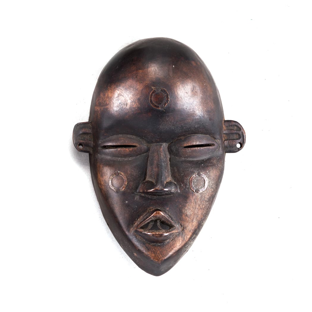 A DAN DEANGLE MASK, LIBERIA height: 27cm PROVENANCE Purchased in the United Kingdom in the 1960's