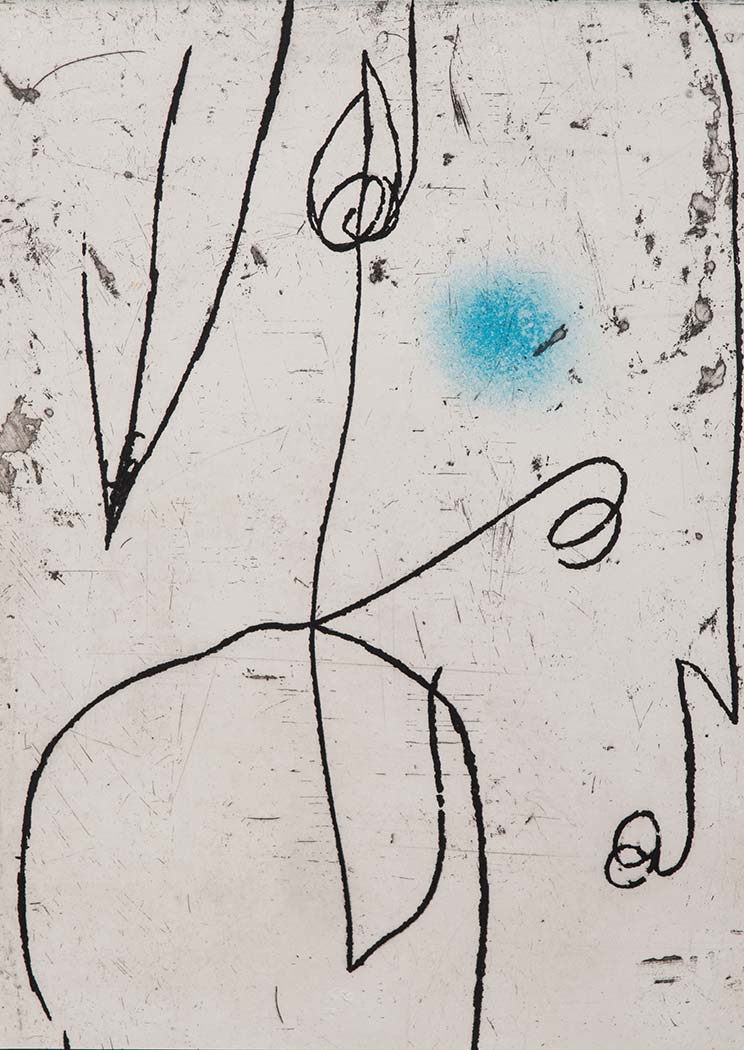 Joan Miró (Spanish 1893-1983) SAFIR etching and aquatint sheet size: 49 by 35cm