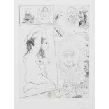Pablo Picasso (Spanish 1881-1973) BANDE DESINNÉE signed and numbered 3/50 etchings pl.11(from series