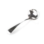 A GEORGE IV SILVER "OLD ENGLISH" PATTERN SAUCE LADLE, WILLIAM BATEMAN, LONDON, 1822 56g PROVENANCE