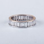 A FULL ETERNITY RING set with baguette-cut diamonds approximately 2.00ct in total