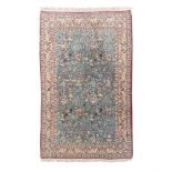 A NAIN RUG, IRAN, MODERN condition: fair, some moth damage 230 by 155cm