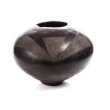 A CLAY BEER POT (UKHAMBA), ZULU a robust hand-coiled pot of exceptional quality decorated with