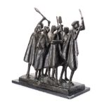 Gerard de Leeuw (South African 1912-1985) PALM SUNDAY signed and dated 78 bronze University of