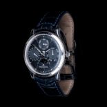 A GENTLEMAN’S PLATINUM WRISTWATCH, JAEGER-LECOULTRE, MASTER CONTROL limited edition Jaeger