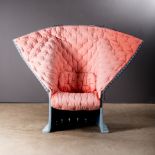 A FELTRI CHAIR DESIGNED IN 1987 BY GAETANO PESCE FOR CASSINA the quilted back and seat cushion on