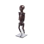 AN ARTICULATED MARIONETTE, NYAMWEZI, TANZANIA 43cm high Although Nyamwezi art is sparsely