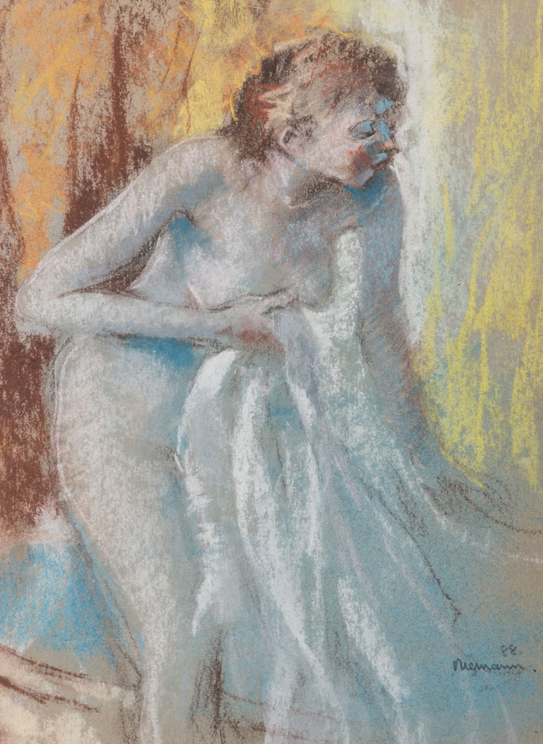Hennie Nieman Snr (South African 1941 -) INSPIRED BY DEGAS signed and dated 88 pastel on paper