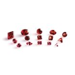 A 60.64CT OF ASSORTED RHODOCHROSITE 15 rhodochrosite of various cuts, colours and sizes (15) 15